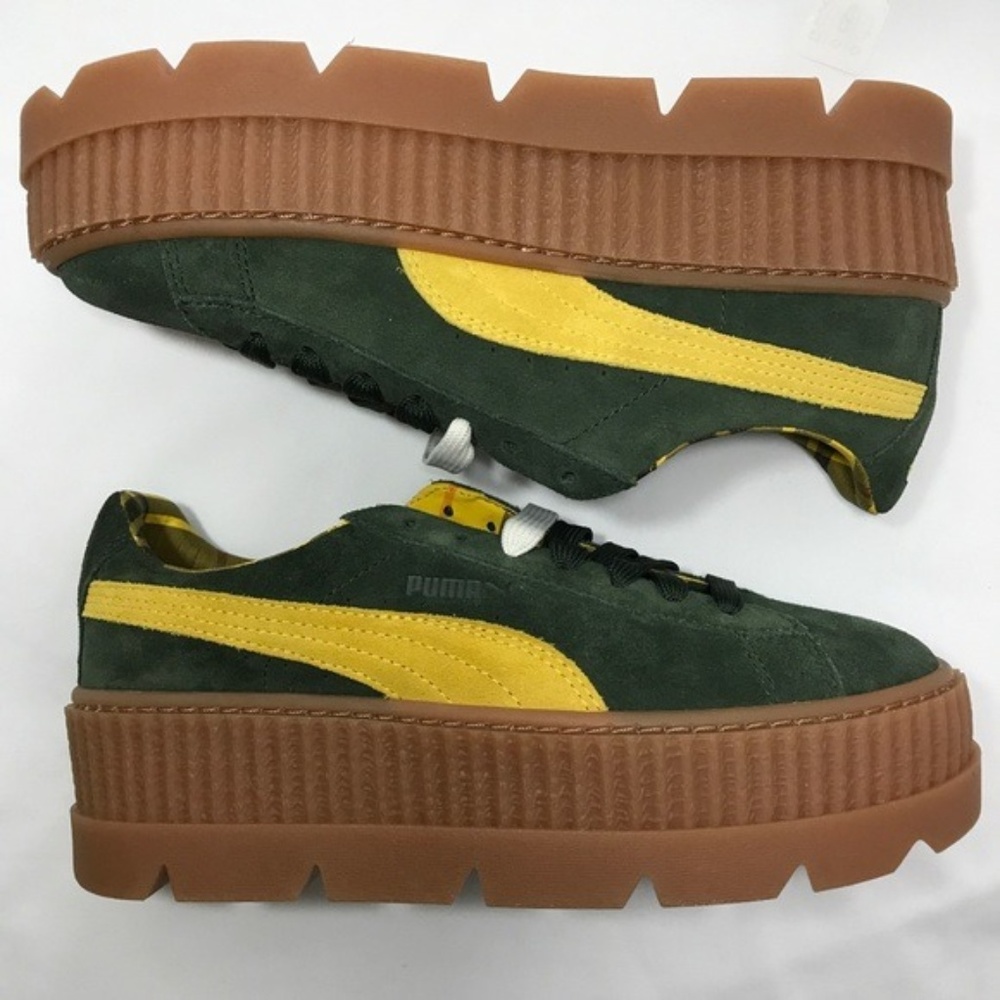Puma x FENTY Platform Cleated Creeper Olive NIB - Picture 3 of 8